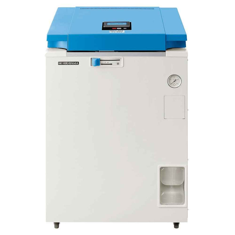Load image into Gallery viewer, Light Gray Hirayama HICLAVE HV-85II High-Capacity Autoclave - 85L Floor-Standing Laboratory Sterilizer with Touchscreen Control (208/220/240V)
