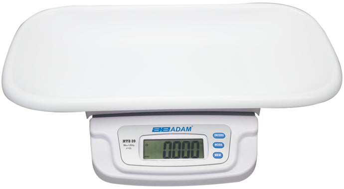 Lavender Adam Equipment MTB 20 - MTB Baby and Toddler Scale -  Capacity: 44lb / 20kg, Readability: 0.005lb / 0.005kg