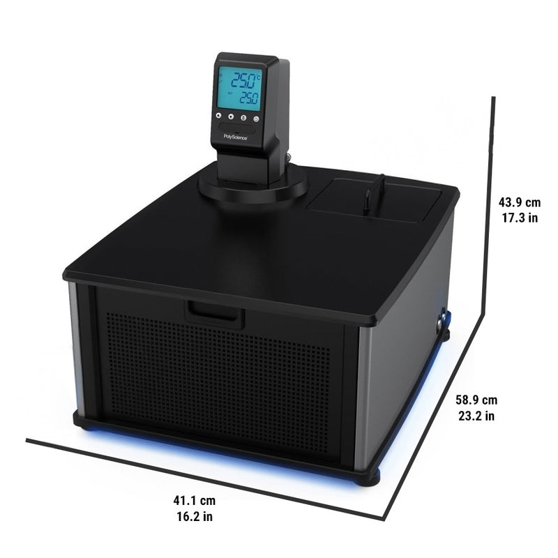 Load image into Gallery viewer, Black Polyscience MX7LR-20-A11B 7L Low-Profile Refrigerated Circulator, -20°C to 135°C, 200W; 120V
