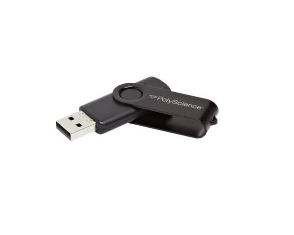 Dark Slate Gray Polyscience Flash Drive, PolyScience-branded, 2 GB