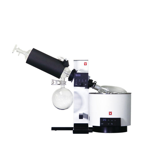 Light Gray Yamato Rotary Evaporator System – RE202 with Bath & Glassware, 115V