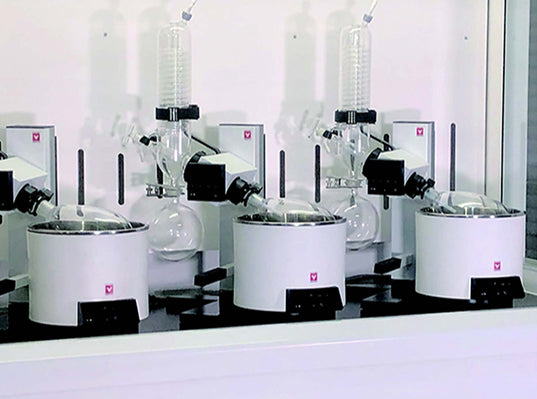 Load image into Gallery viewer, Light Gray Yamato Rotary Evaporator System – RE202 with Bath &amp; Glassware, 115V
