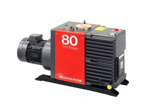 Dark Slate Gray Edwards E2M80 Two-Stage Rotary Vane Pump