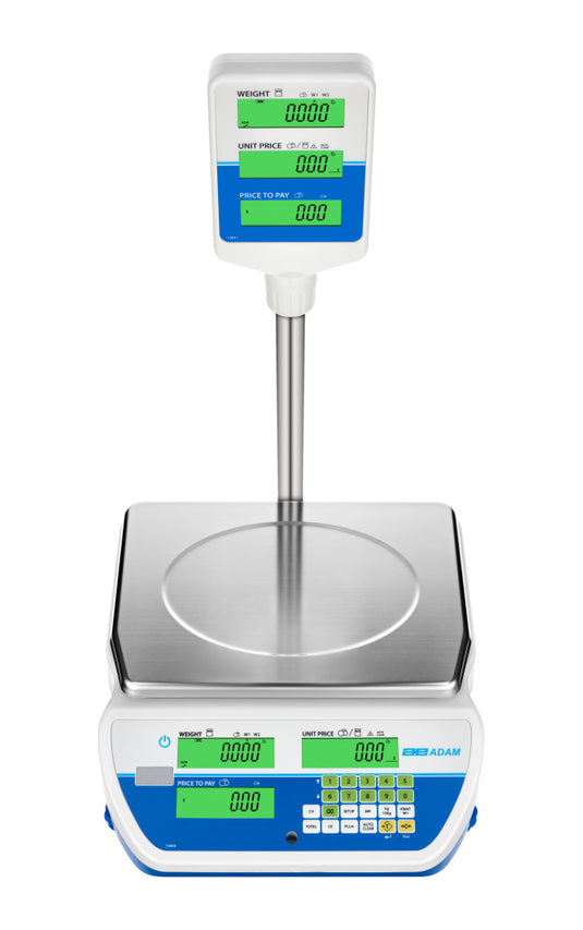 Light Gray Adam Equipment SWZ Swift Price Computing Retail Scales