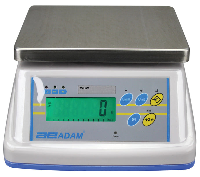 Light Slate Gray Adam Equipment WBW Washdown Scales