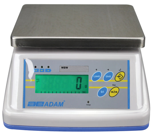 Light Slate Gray Adam Equipment WBW Washdown Scales